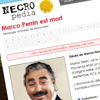 L'acteur Marco Perrin demande à Nécropédia sa nécrologie anticipée